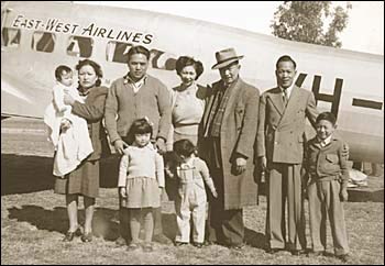 Family flying to Sydney