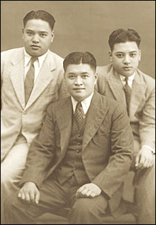 Norman, Stanley and Cecil Young